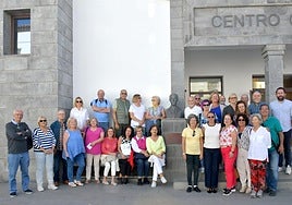 Imagen de 2024 de un acto de homenaje en Tunte, de donde era originario Francisco Guerra.