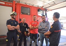 Foto de archivo de los bomberos de San Bartolomé de Tirajana.