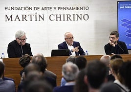 El presidente del Cabildo de Gran Canaria, Antonio Morales, en la presentación de la Semana de la Arquitectura.