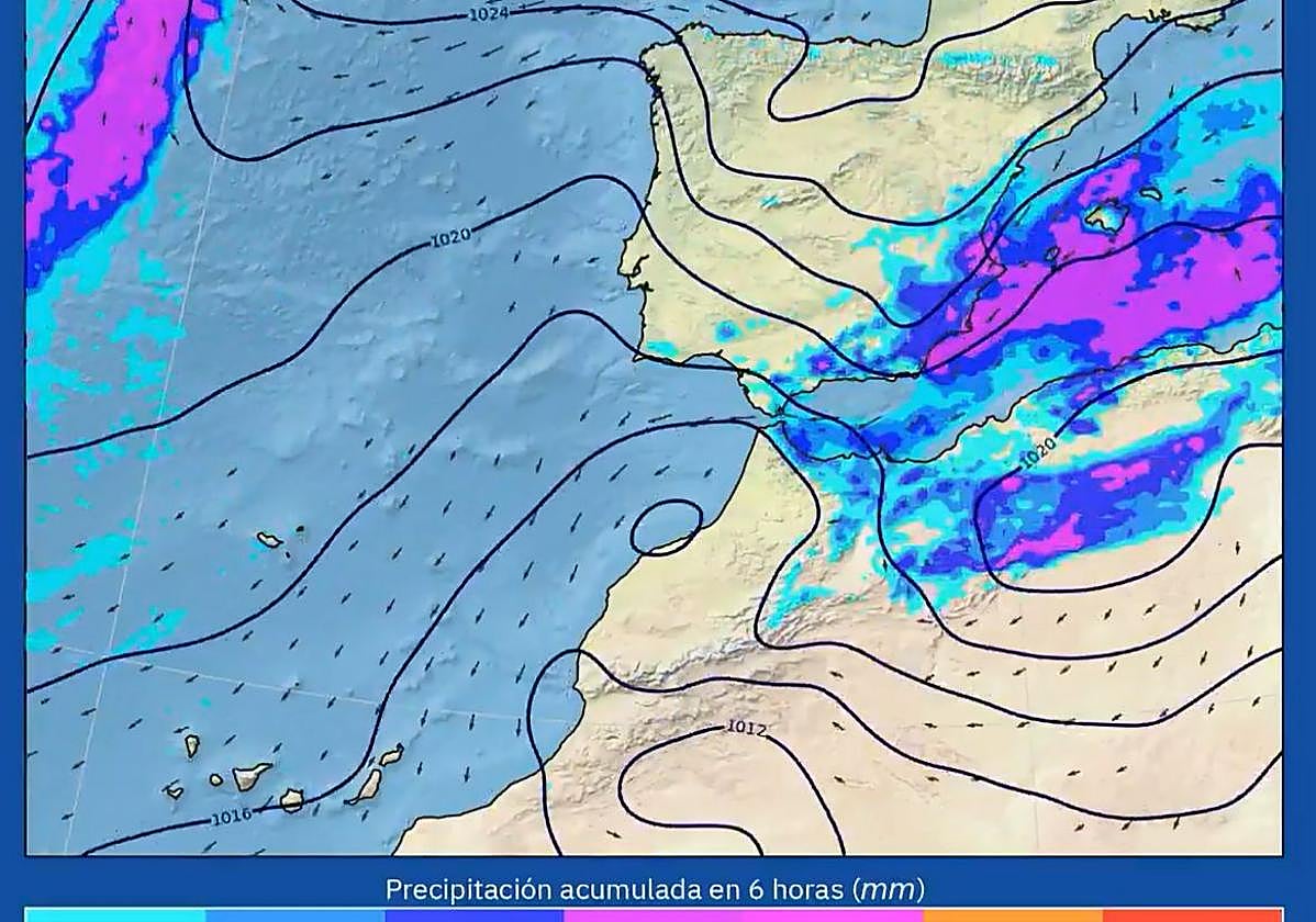 La Aemet mantiene el aviso amarillo en Canarias hasta la llegada de un nuevo manto de tierra