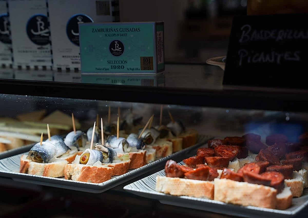 Imagen secundaria 1 - Pinchos y gildas.