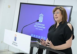 La directora general de Infancia del Gobierno canario, Sandra Rodríguez.