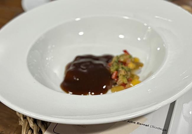 Bonito y salpicón de manga