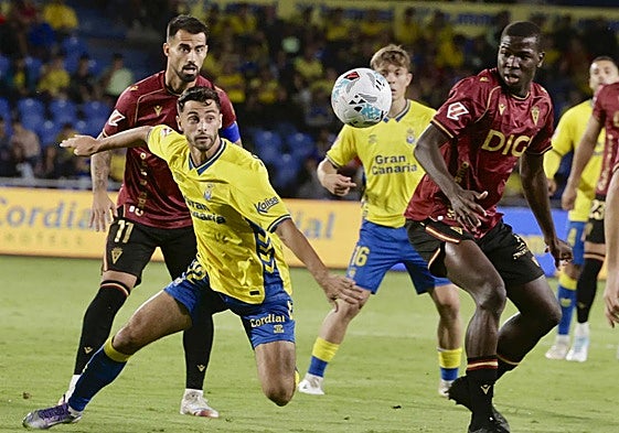 Enzo Loiodice, en la victoria ante el Cádiz.