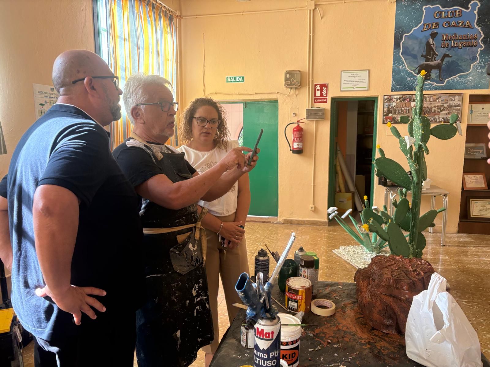 Preparativos para la 'Bajá del Macho'.