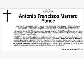 Antonio Francisco Marrero Ponce