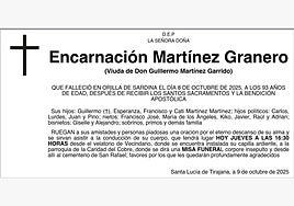 Encarnación Martínez Granero