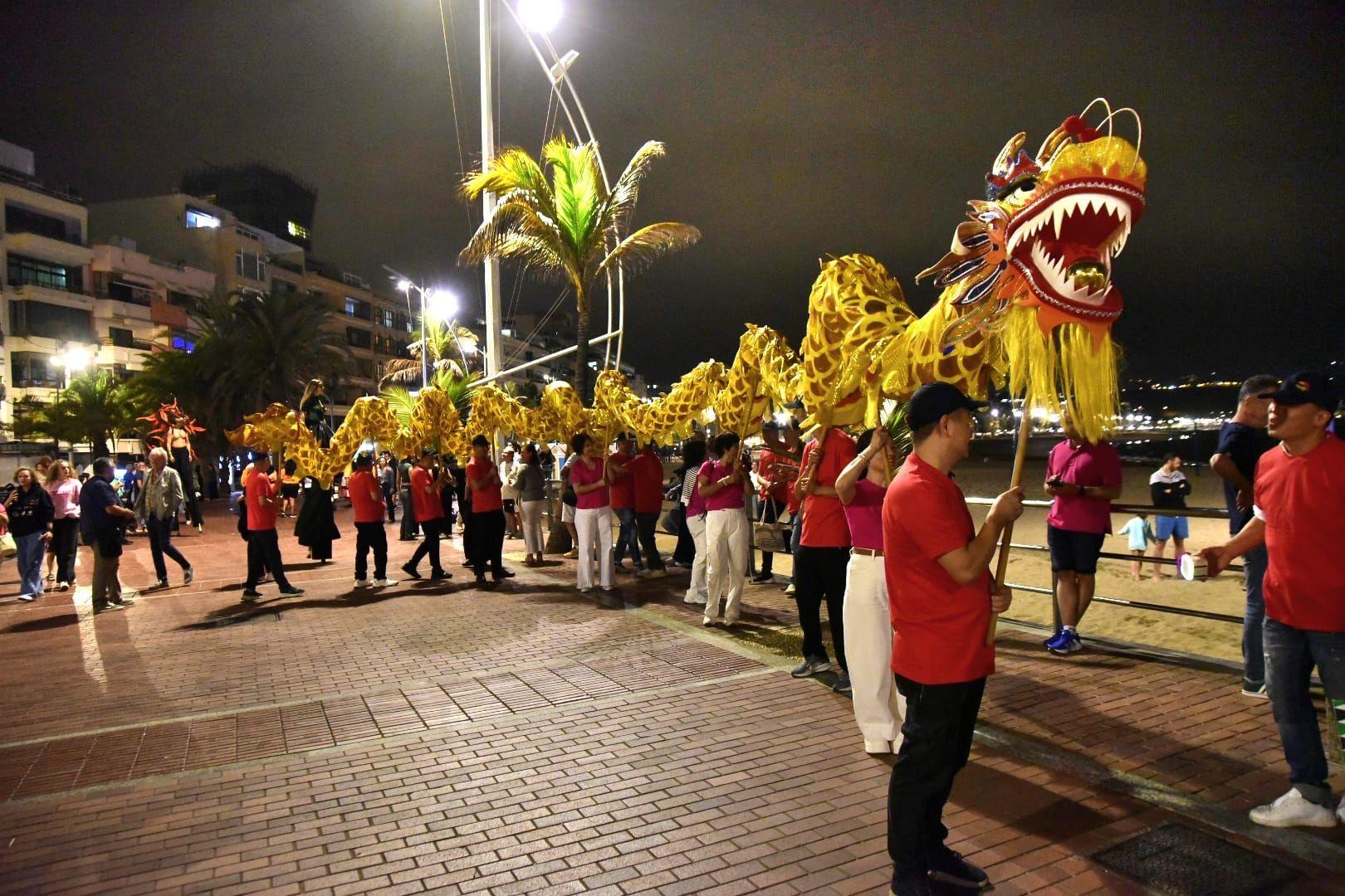Chapuzón tradicional en La Naval