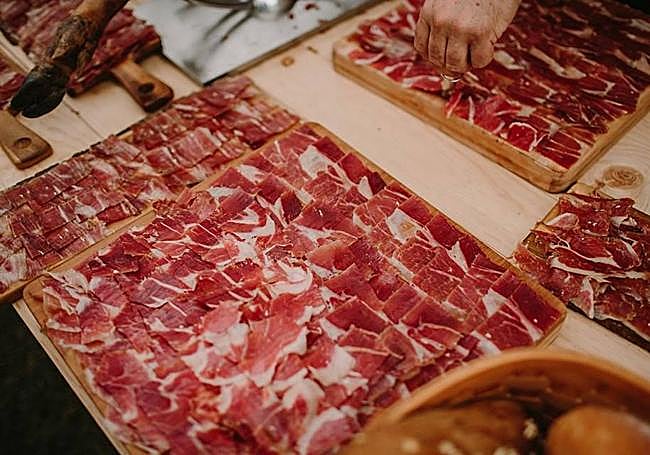 Jamón en B de Bellota