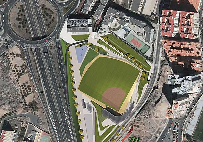 Infografía que recreaba cómo iba a quedar la instalación.