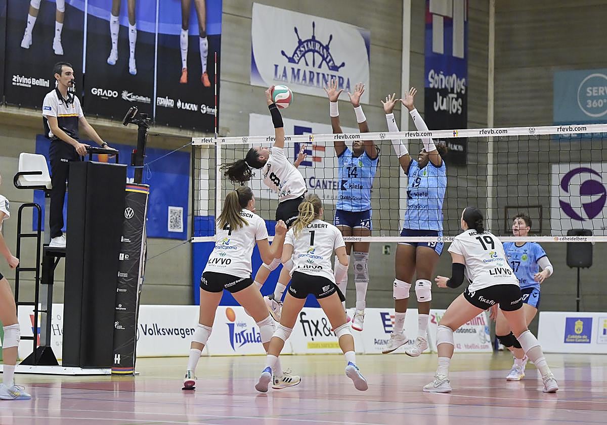 Imagen principal - Sufrida victoria del Heidelberg Volkswagen ante un Kiele Socuéllamos que vendió muy cara su derrota (3-2)