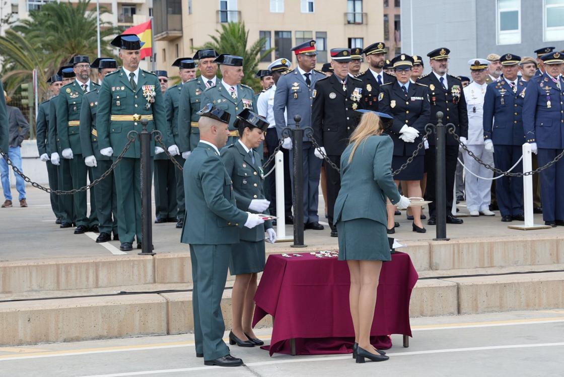 El acto militar en Las Palmas de Gran Canaria, en imágenes