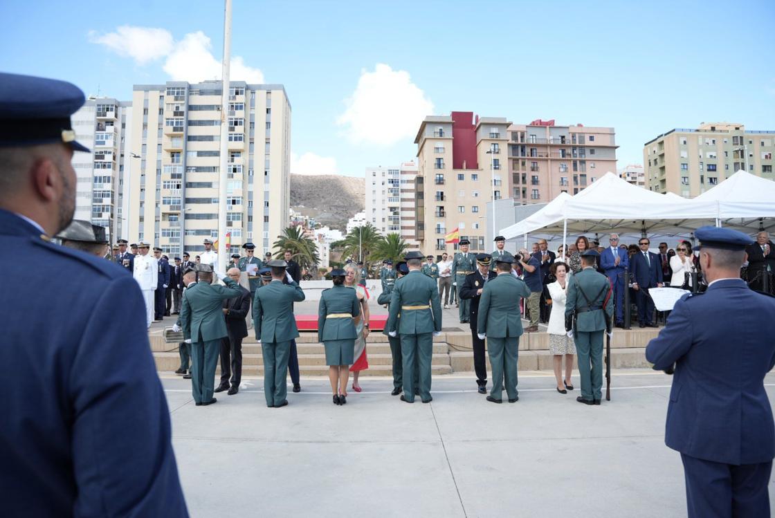 El acto militar en Las Palmas de Gran Canaria, en imágenes