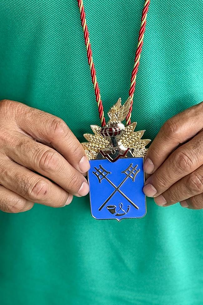 Detalle de la medalla