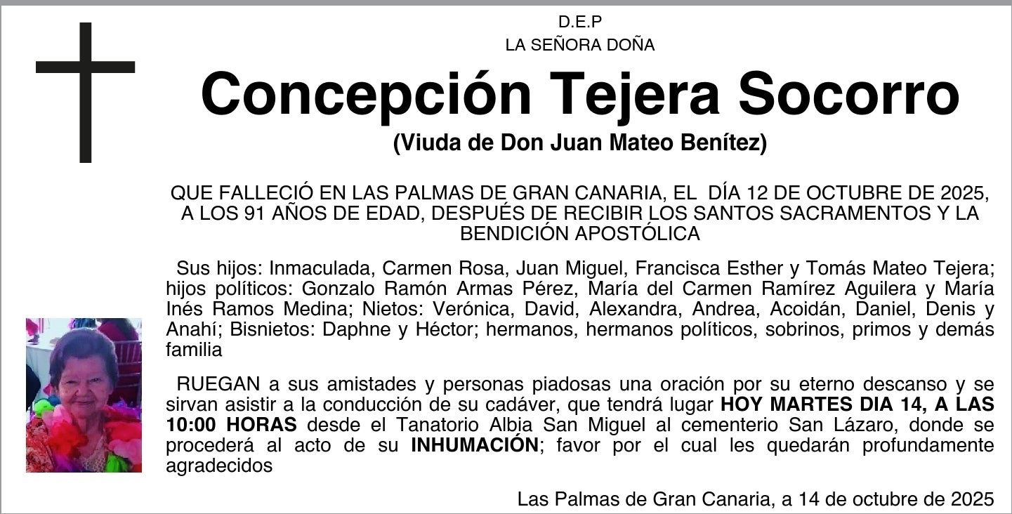 Concepción Tejera Socorro