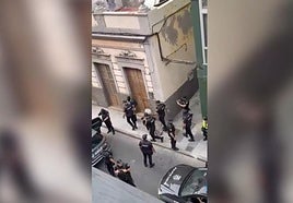 Momento de la detención de El Guaca.