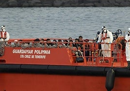 Imagen de archivo de la guardamar Polimnia tras un rescate.