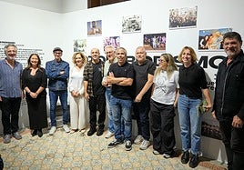 Protagonistas de la muestra.