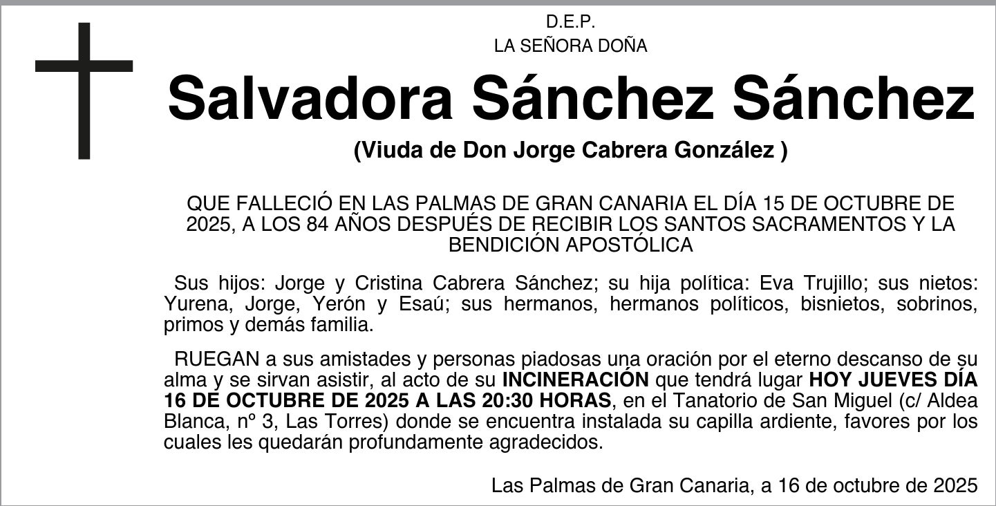Salvadora Sánchez Sánchez