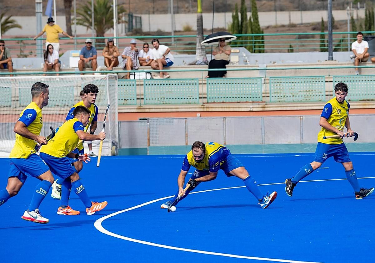 Imagen de uno de los partidos del equipo masculino esta temporada.