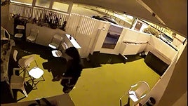 Imagen de uno de los robos nocturnos en una vivienda.