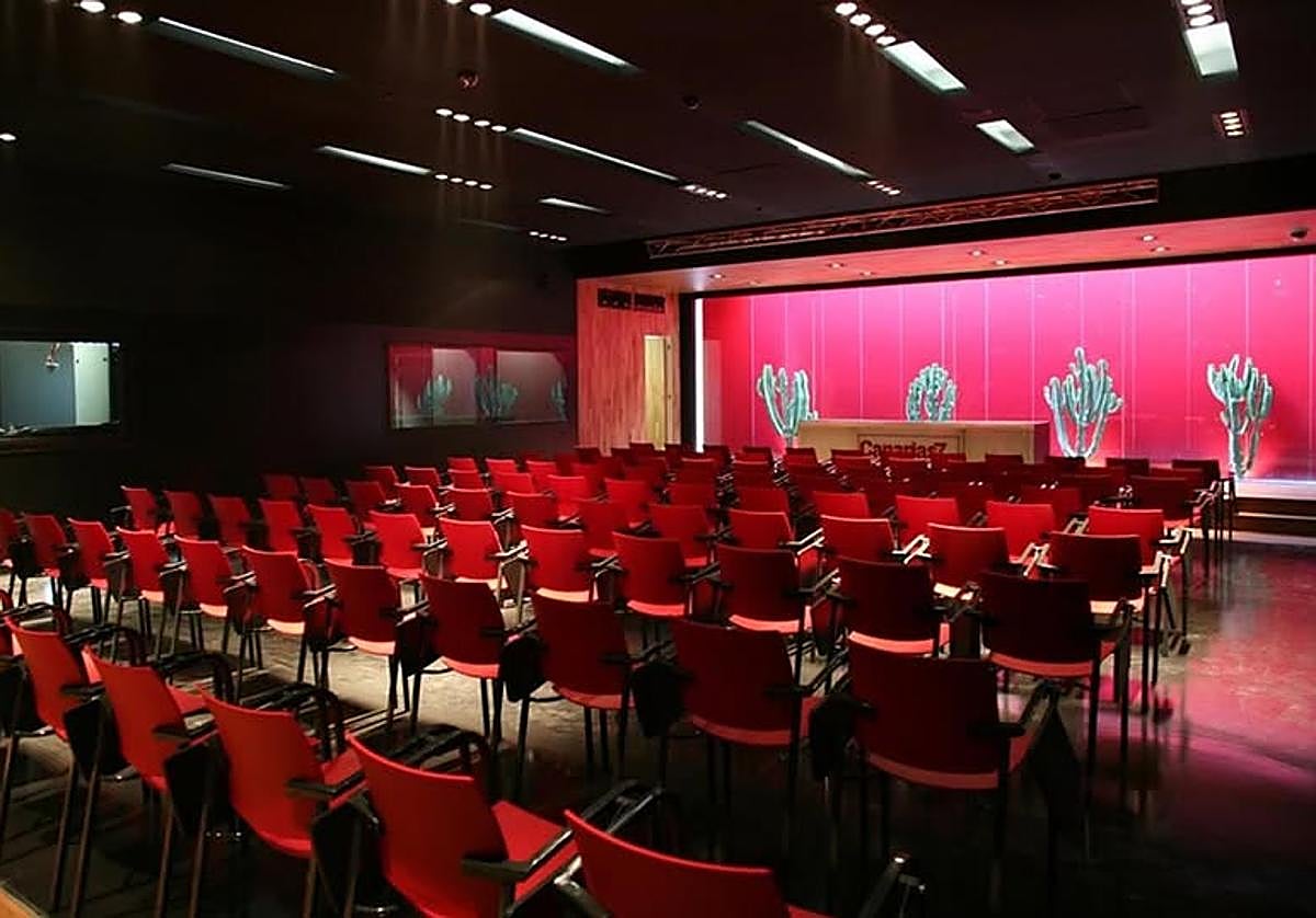 Salón de actos en la sede de CANARIAS7.