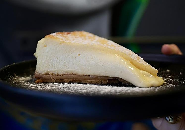 Tarta de queso especial del chef.