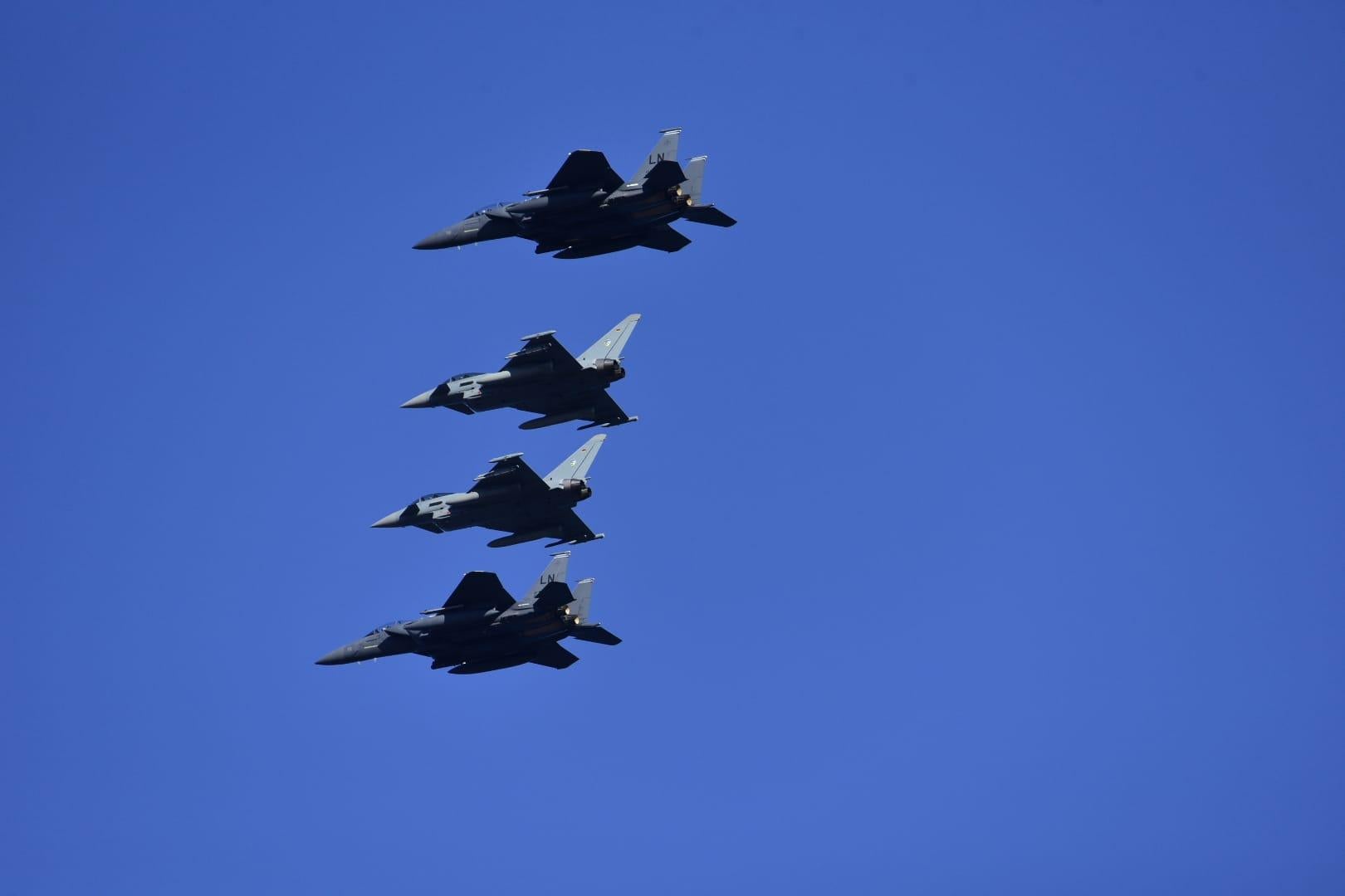 Maniobras de la OTAN sobre el cielo de Canarias, en imágenes