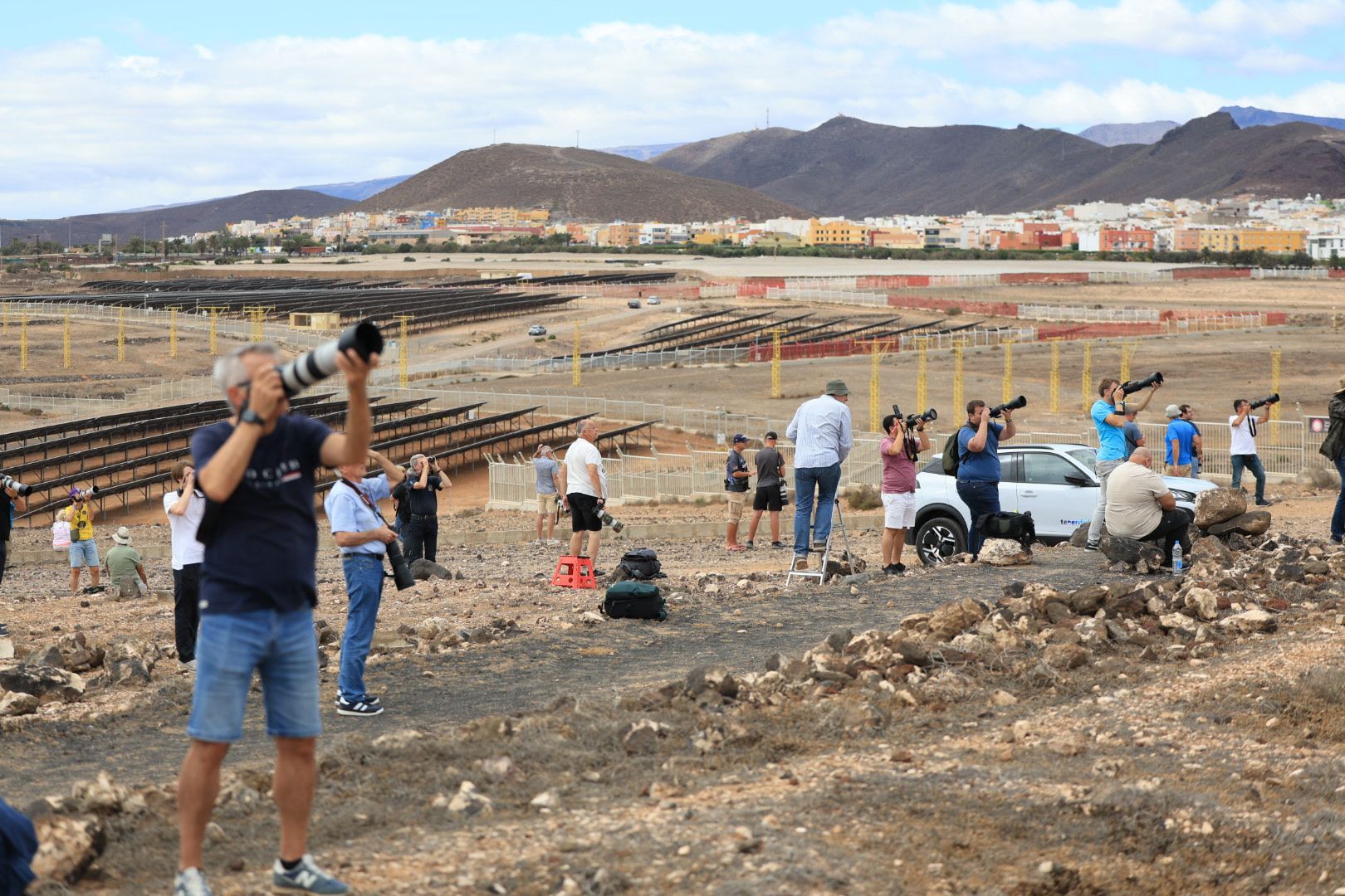 Spotters en Gando: la pasión por la aviación en el cielo de Gran Canaria