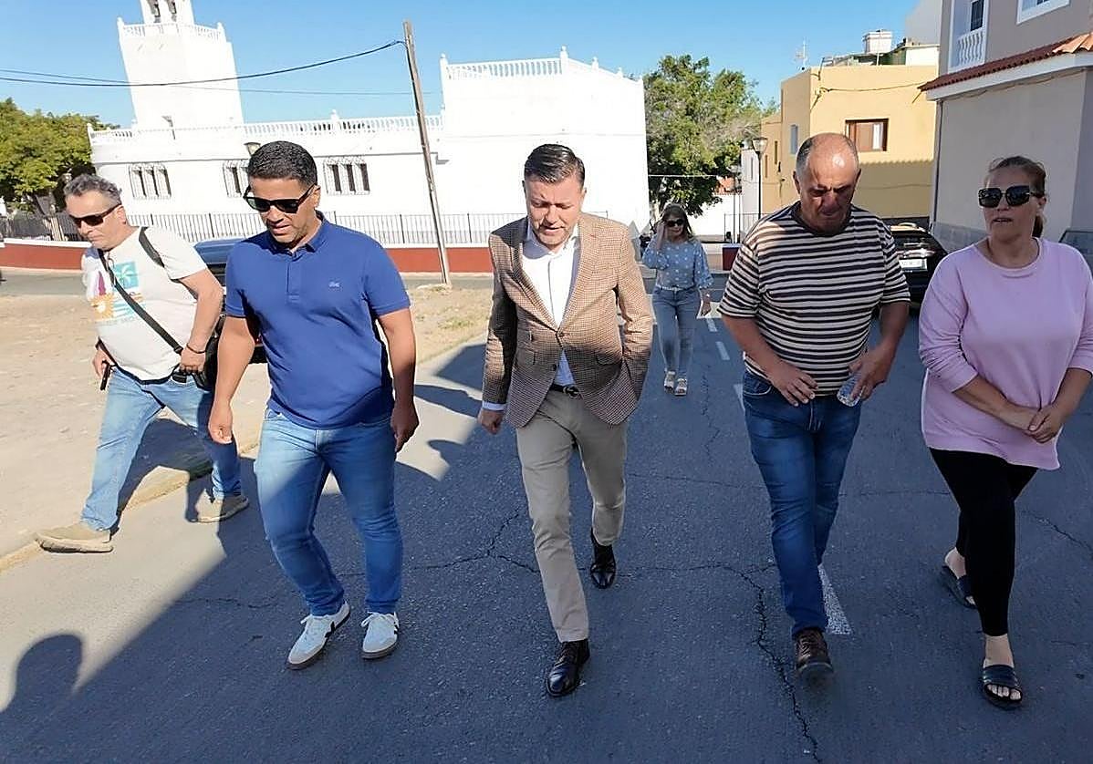 Imagen de Teodoro Sosa y Samuel Henríquez en Aldea Blanca, San Bartolomé de Tirajana.