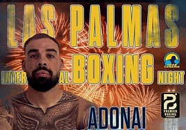 Cartel de la velada que tendrá lugar el próximo 8 de noviembre en la capital grancanaria.