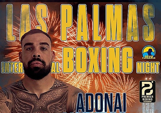 Cartel de la velada que tendrá lugar el próximo 8 de noviembre en la capital grancanaria.