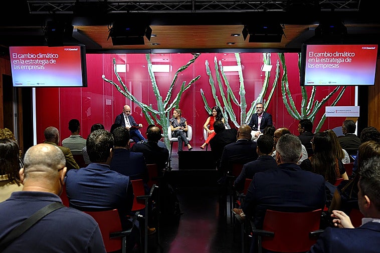 El foro «El cambio climático en la estrategia de las empresas» celebrado en la sede de CANARIAS7.