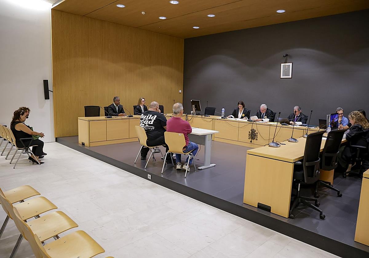 Imagen del juicio celebrado este miércoles en la Sección Segunda de la Audiencia Provincial de Las Palmas.