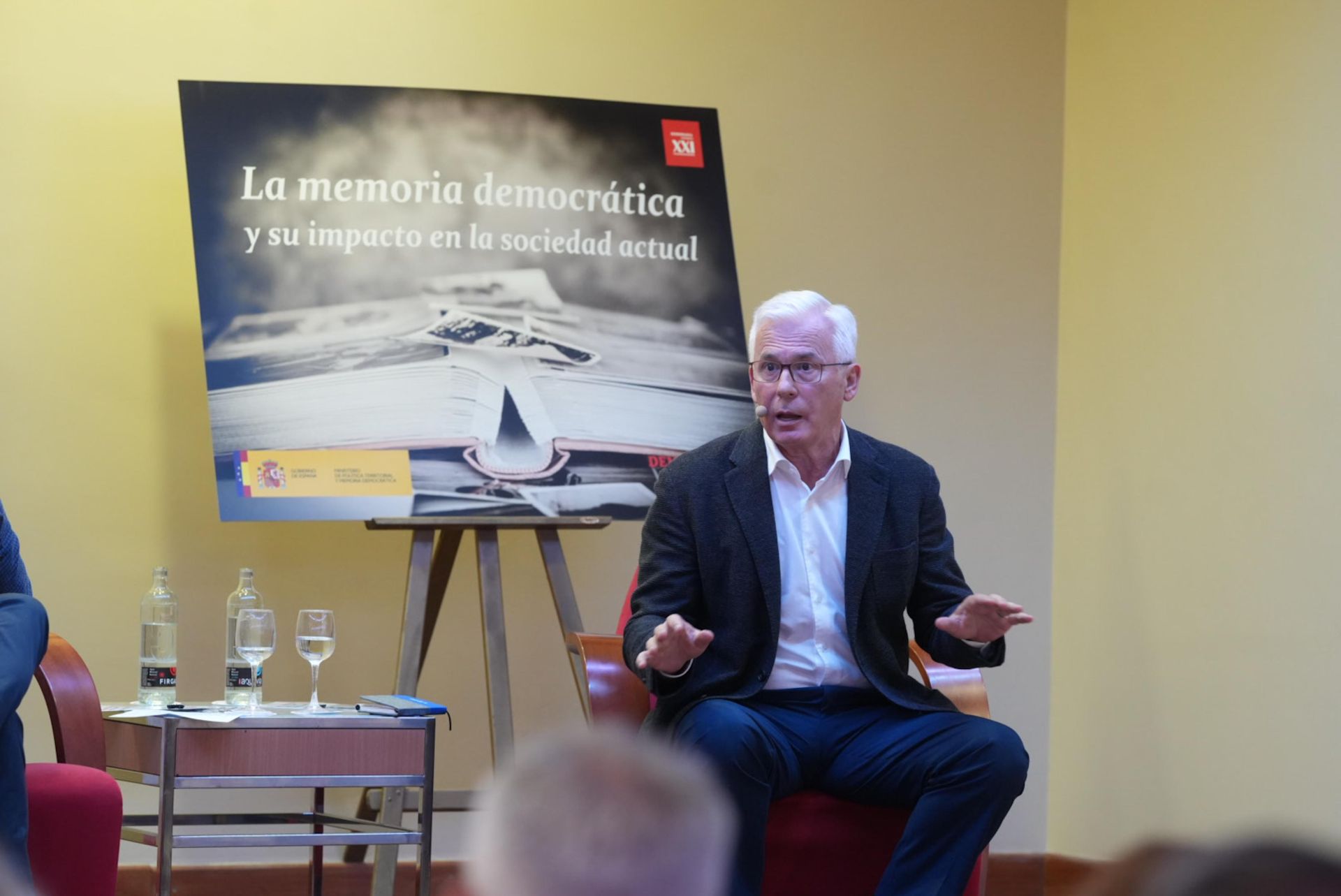 Ángel Víctor Torres y Baltasar Garzón debaten sobre memoria democrática en Las Palmas de Gran Canaria