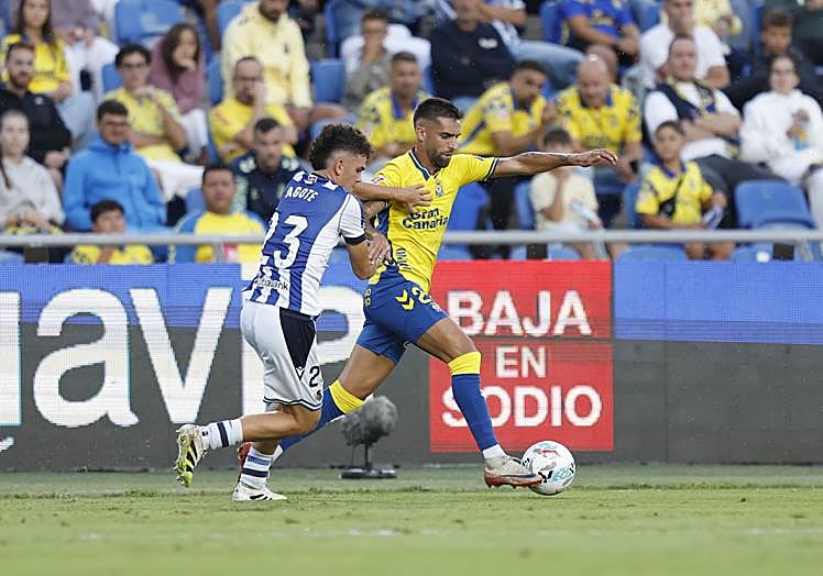 Pejiño, recurso ofensivo de la UD casi siempre en las segundas partes.