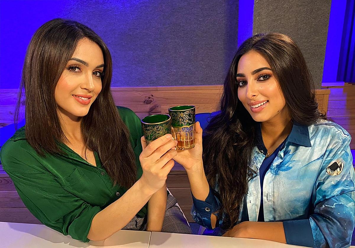 Mariam Maimuni y Yasmin El Khalifi formaron parte del Festival Teatral Tres Continentes de Agüimes.