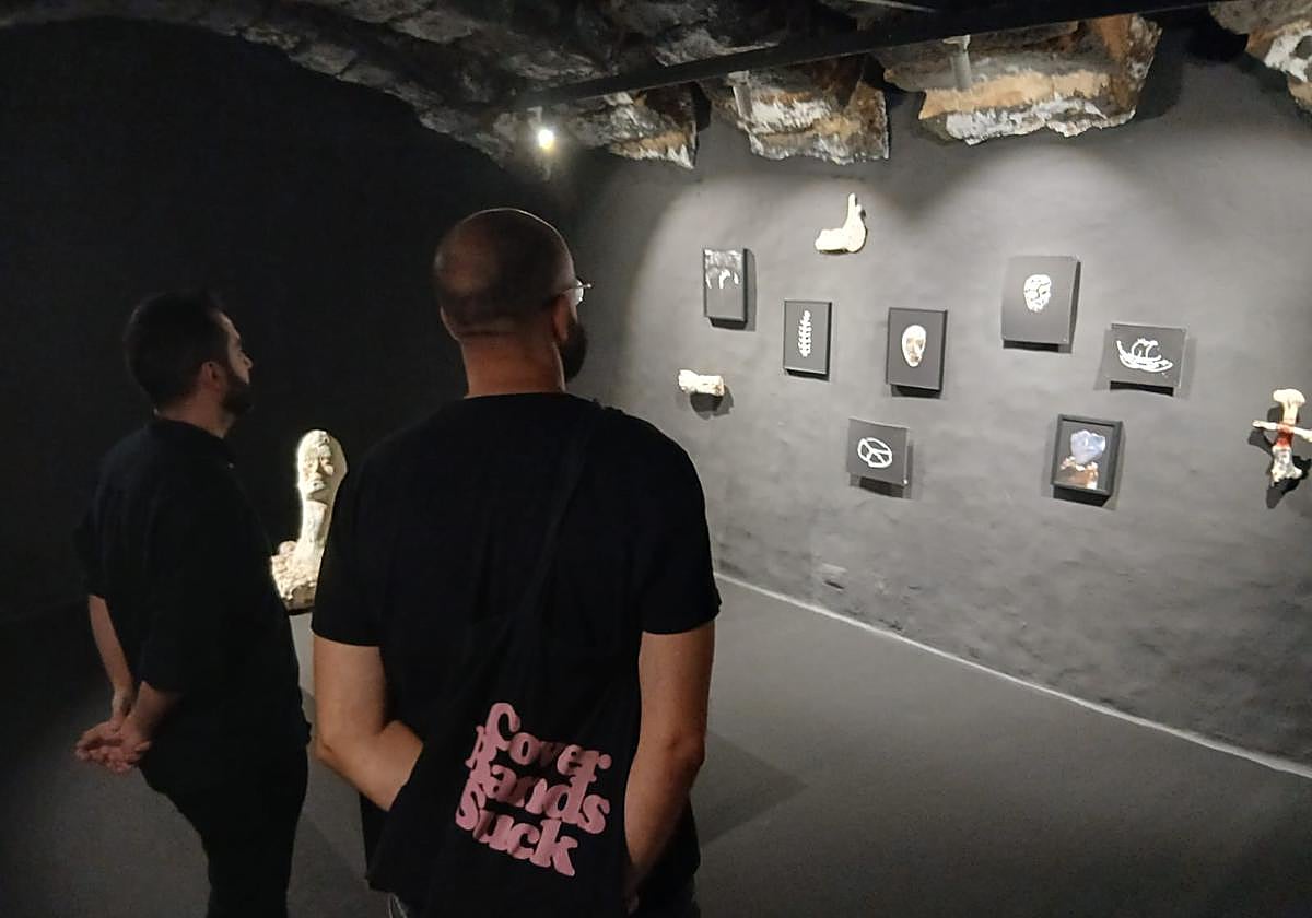 Parte de una de las tres muestras.