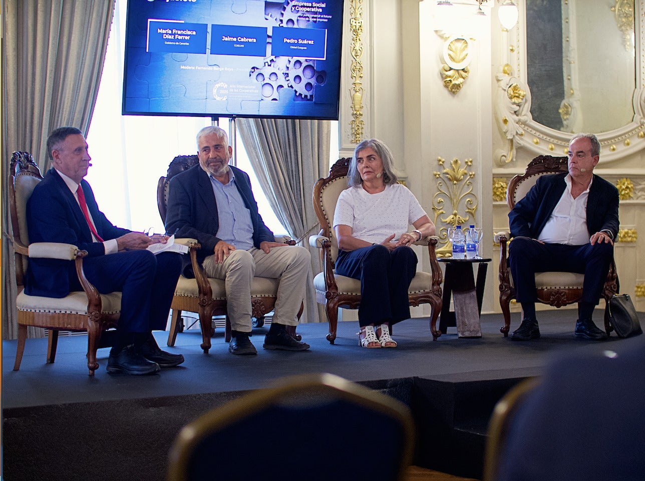 Imagen de las jornadas de la empresa social y cooperativa este jueves.