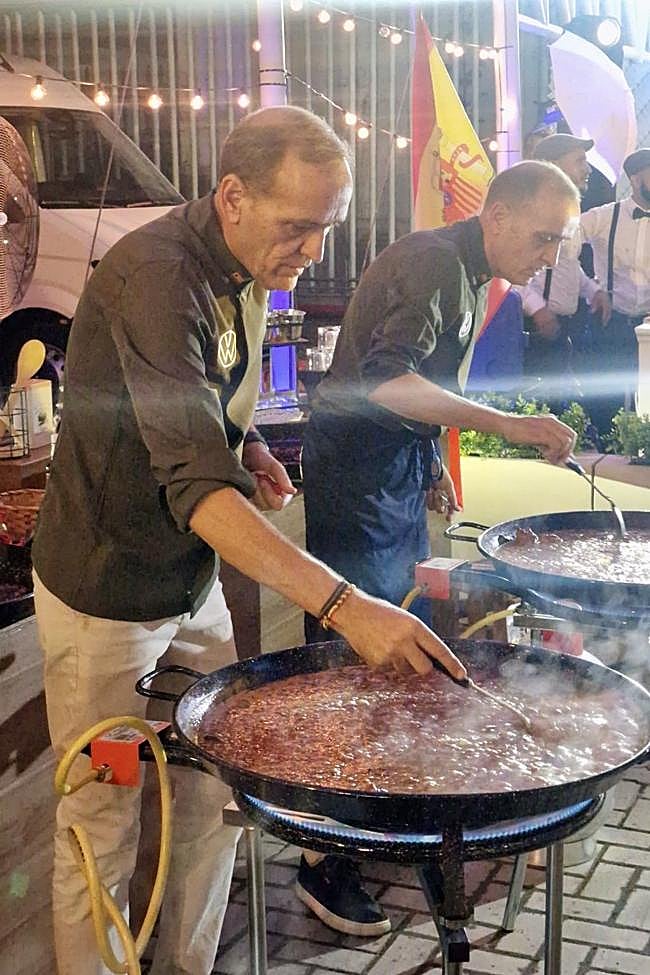 Los gemelos de Ramón en plena faena