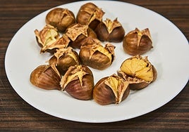 Imagen de archivo de castañas