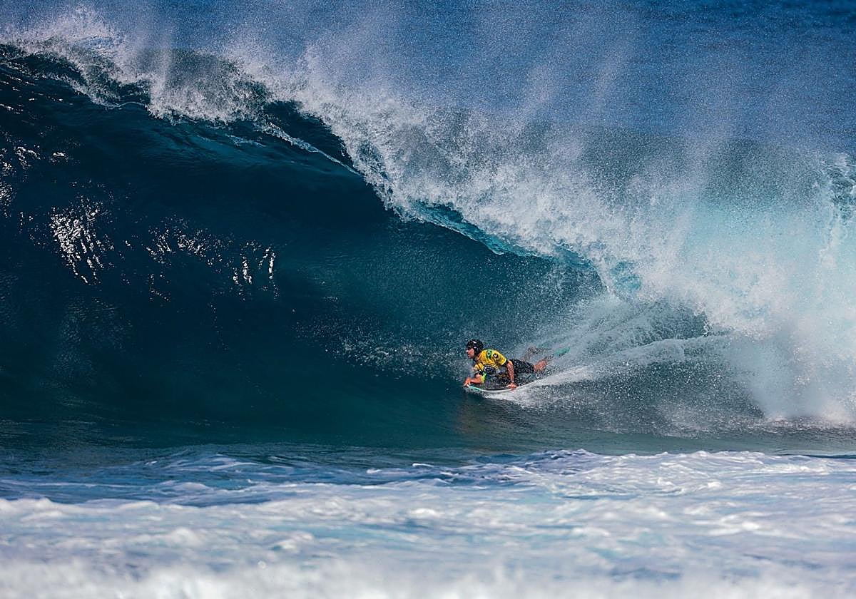 El ganador, durante la jornada final y decisiva y que decantó a su favor.
