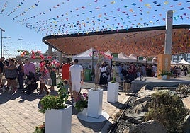 Imagen de la Feria Km.0 en Gran Canaria.