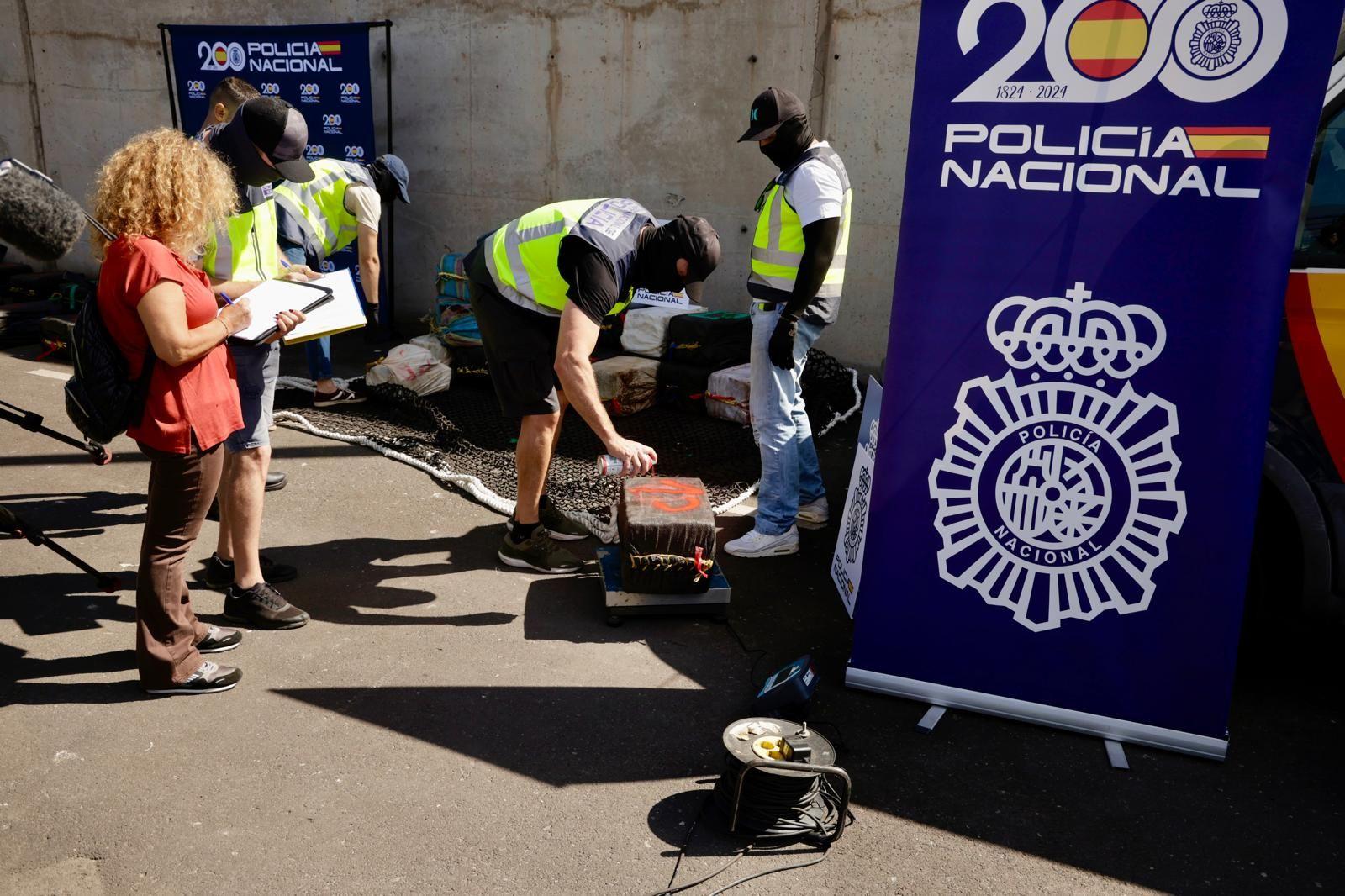 Así fue el desembarco de 4.000 kilos de cocaína en el puerto de Arinaga