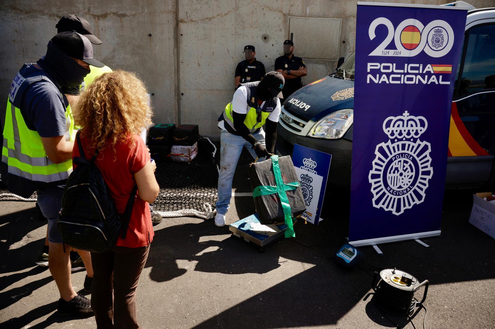 Así fue el desembarco de 4.000 kilos de cocaína en el puerto de Arinaga