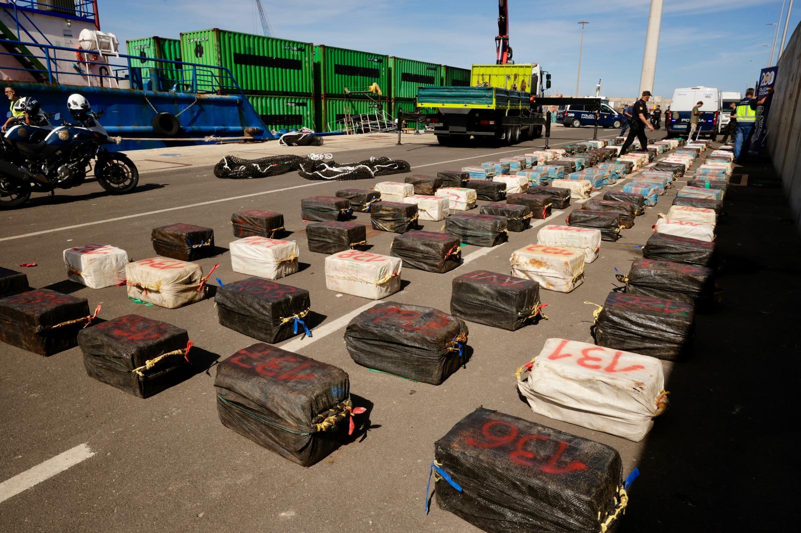 Así fue el desembarco de 4.000 kilos de cocaína en el puerto de Arinaga