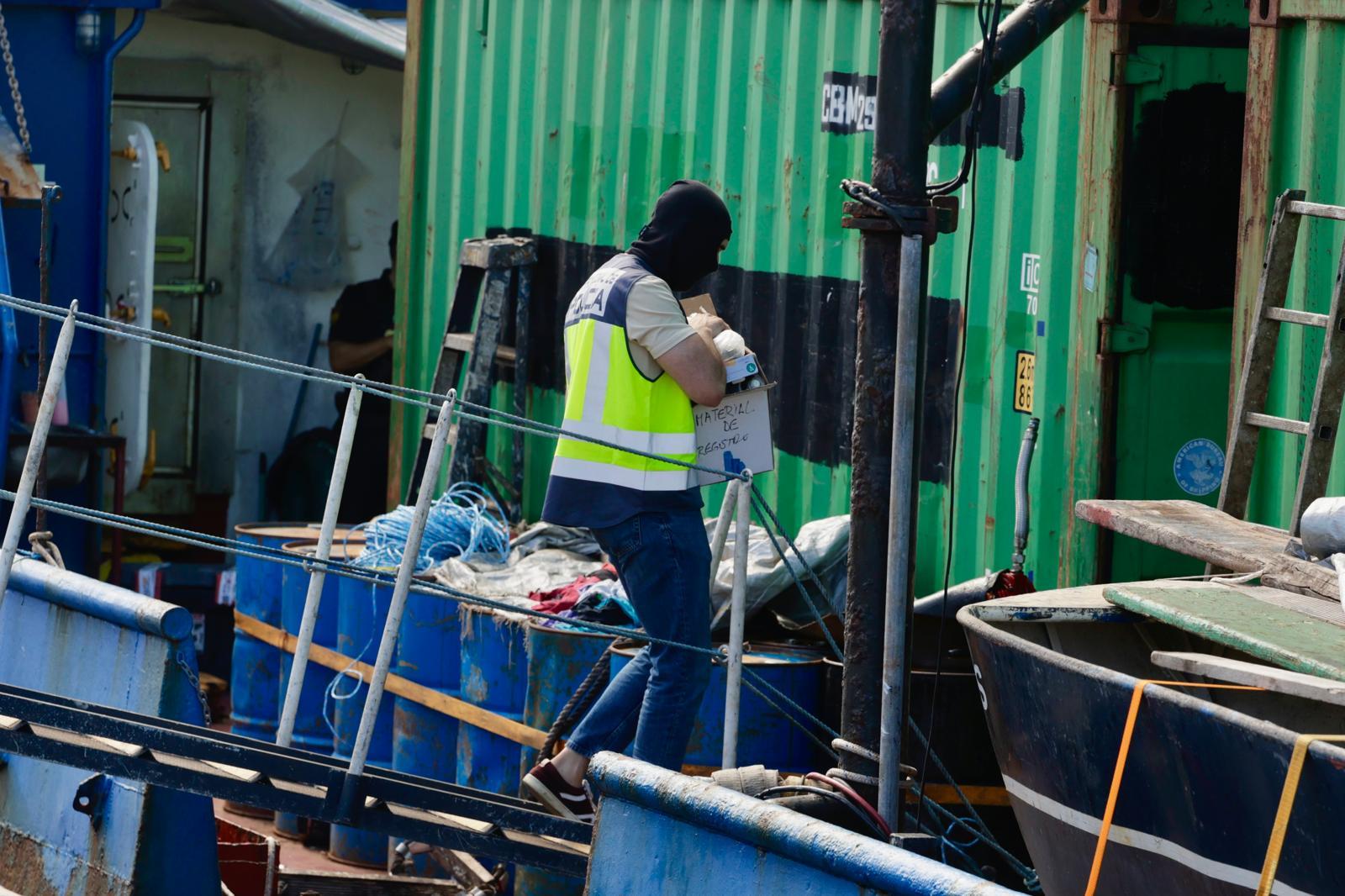 Así fue el desembarco de 4.000 kilos de cocaína en el puerto de Arinaga