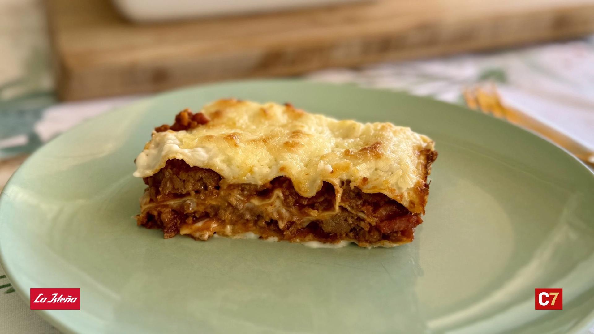 Vídeo-receta de la auténtica lasaña con pasta La Isleña