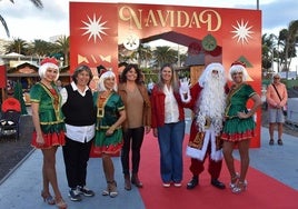 Mercado navideño organizado en 2024 por Teguise.