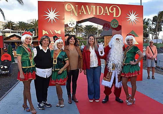 Mercado navideño organizado en 2024 por Teguise.